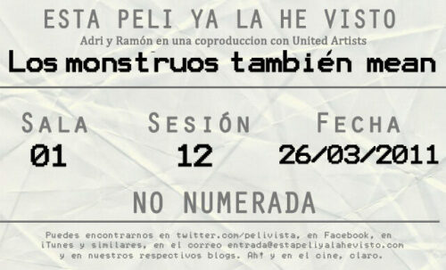 Esta peli ya la he visto episodio 12: Los monstruos también mean