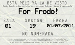 Esta peli ya la he visto episodio 19: For Frodo!