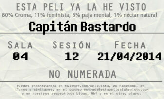 Esta peli ya la he visto episodio 76: Capitán Bastardo