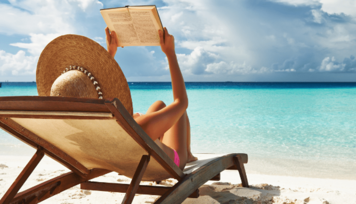 read beach woman