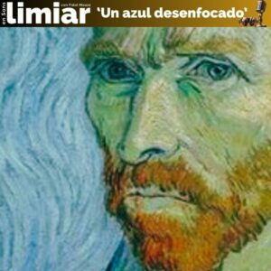 Un azul desenfocado